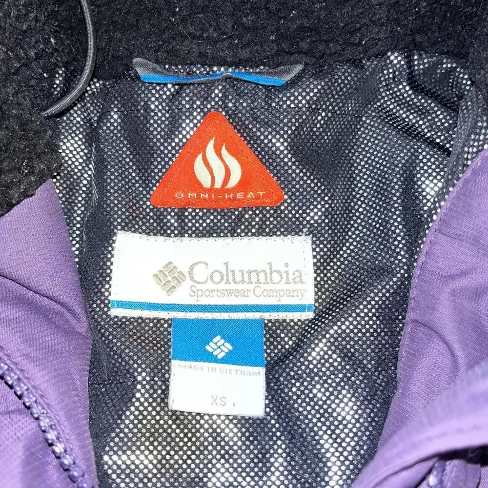 Columbia Womens XS BEVERLY MOUNTAIN II Omni-Heat Waterproof Insulated Jacket